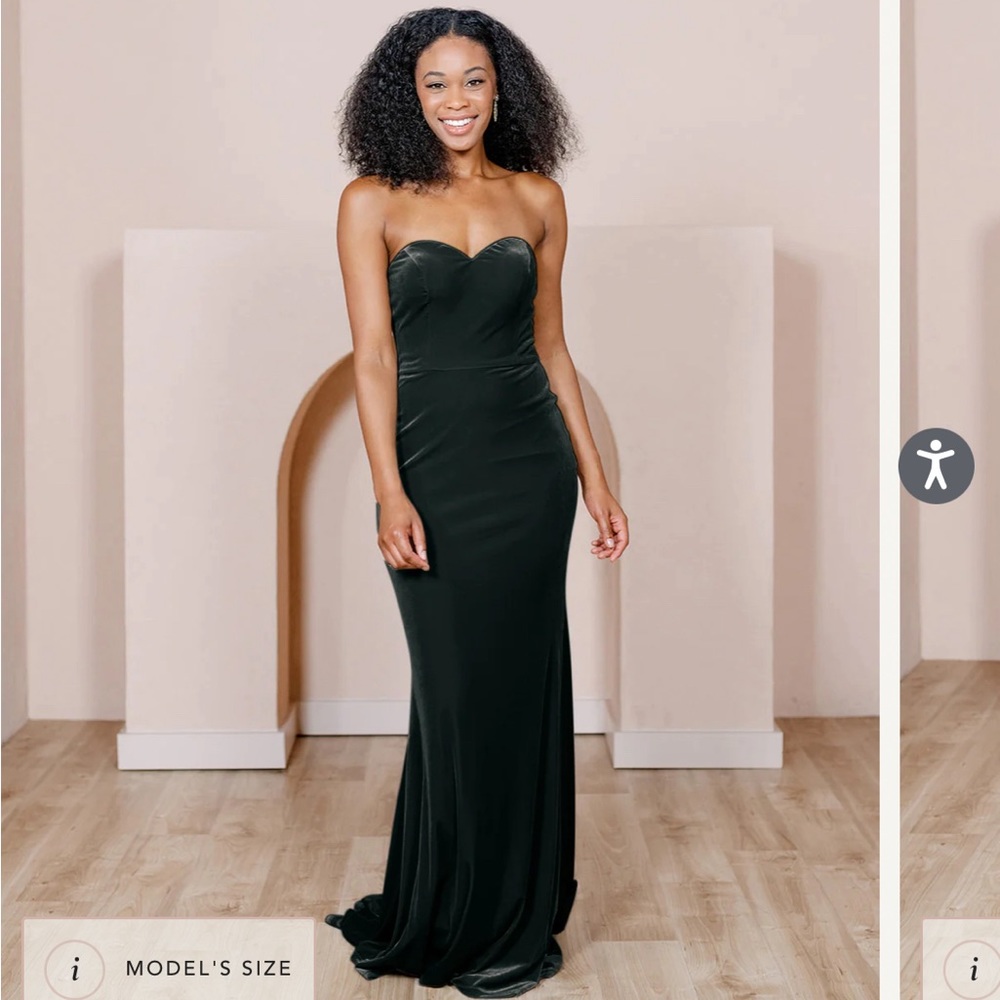 Revelry Emerald Velvet Dress